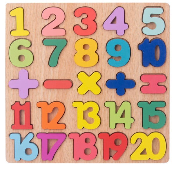 Wooden Numbers Puzzle – Advance Little Minds