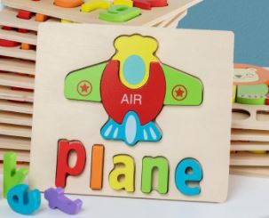 Educational Word Wooden Jigsaw puzzles